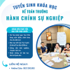 THÔNG BÁO TUYỂN SINH KHÓA HỌC “KẾ TOÁN TRƯỞNG HÀNH CHÍNH SỰ NGHIỆP” THÁNG 6/2025