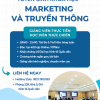 THÔNG BÁO TUYỂN SINH KHÓA HỌC “MARKETING VÀ TRUYỀN THÔNG” THÁNG 7/2025