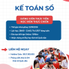 THÔNG BÁO TUYỂN SINH KHÓA HỌC “KẾ TOÁN SỔ” THÁNG 09/2026